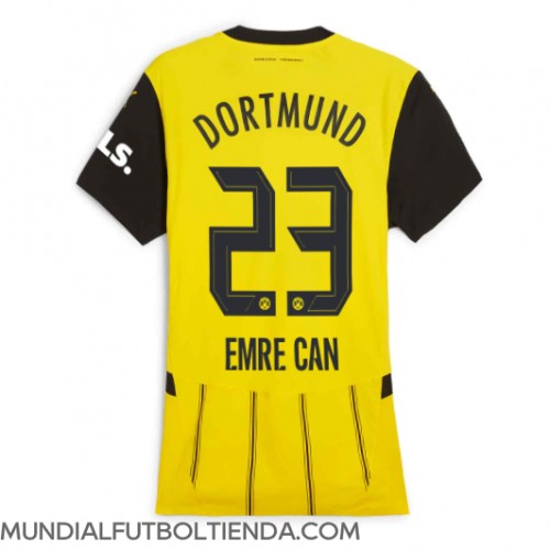 Camiseta Borussia Dortmund Emre Can #23 Primera Equipación Replica 2024-25 para mujer mangas cortas